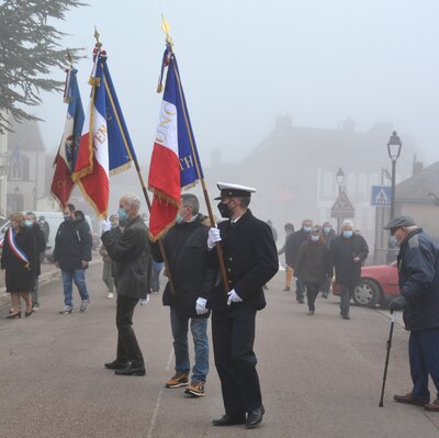 Cérémonie du Souvenir à Bussy en Othe le 11 Novembre 2021